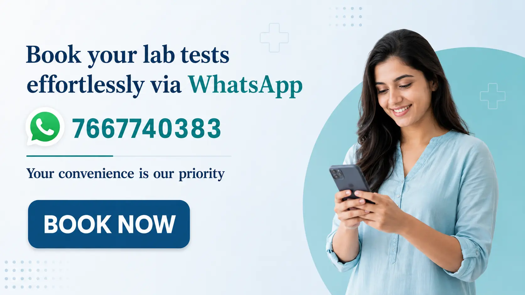Thyrocare booking whatsaap